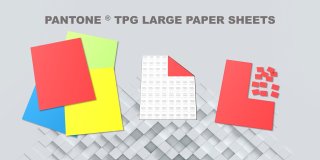 PANTONE® TPG - 2 626 cores em cartões de amostras de papel...